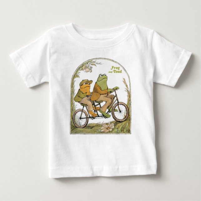 Camiseta Bicicleta de sapo e Sapo Criada para Dois (Frente)