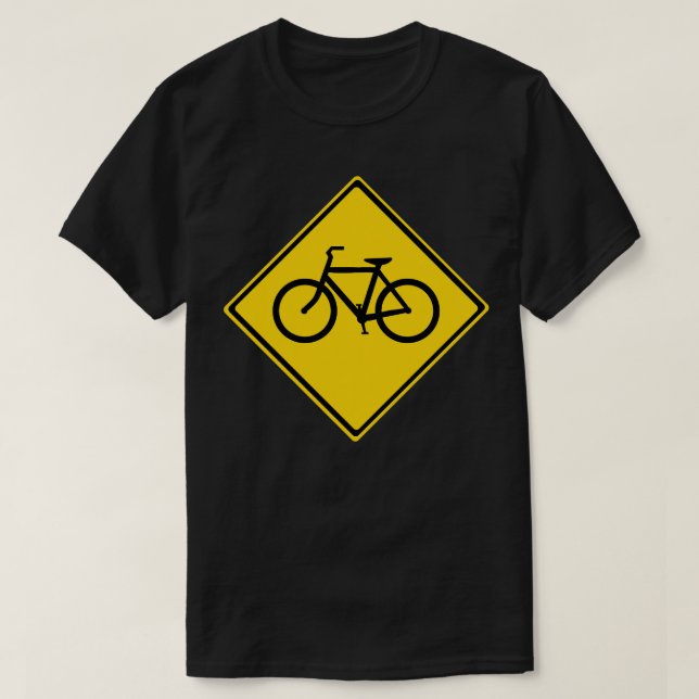 Camiseta Bicicleta de Sinal de Estrada (Frente do Design)