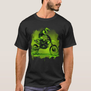 Camiseta Bicicleta de Terra Cor Água Verde