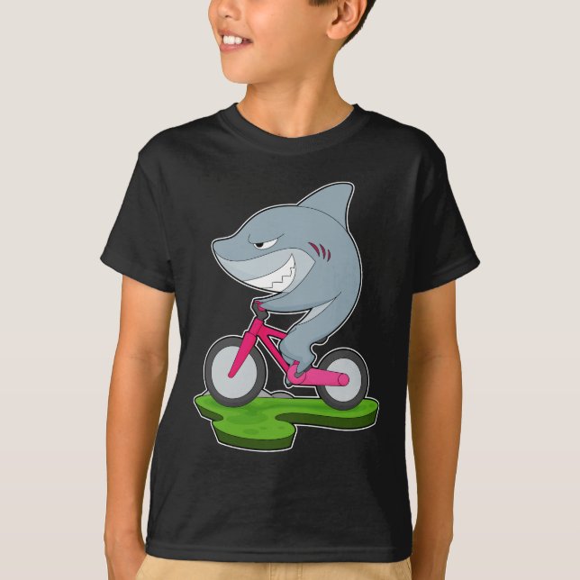 Camiseta Bicicleta de Tubarão (Frente)