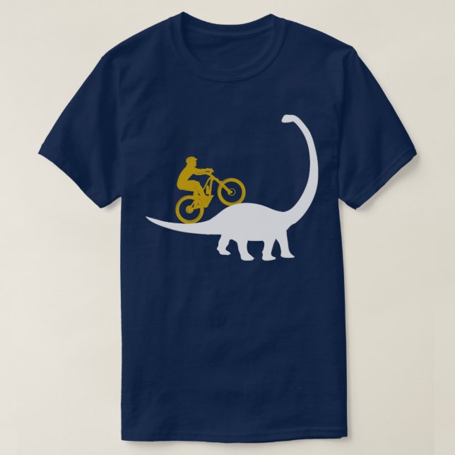 Camiseta Bicicleta Dinossaur Biker (Frente do Design)