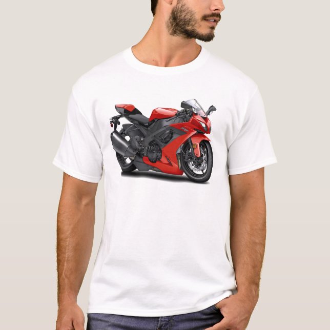 Camiseta Bicicleta do vermelho de Ninja (Frente)
