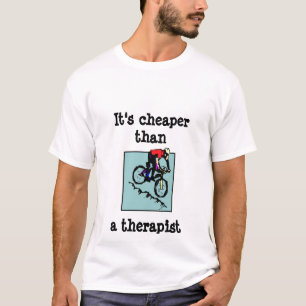 Camiseta bicicleta, é um terapeuta mais barato do thana