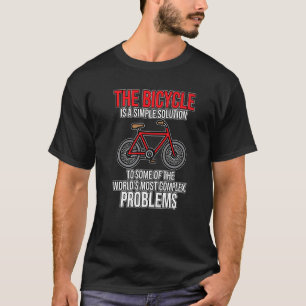 Camiseta Bicicleta É Uma Solução De Ciclo De Ciclo De Bicic