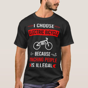 Camiseta Bicicleta Elétrica Bicicleta E Bike Ebike