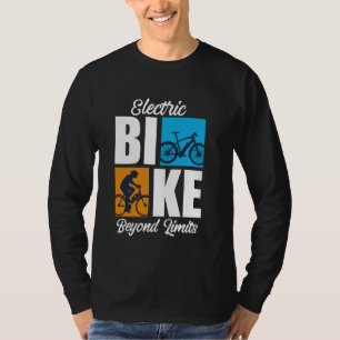 Camiseta Bicicleta Elétrica BICICLETA ELÉTRICA ALÉM DOS LIM