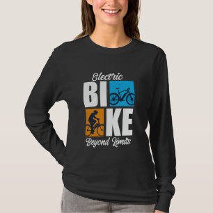 Camiseta Bicicleta Elétrica BICICLETA ELÉTRICA ALÉM DOS LIM
