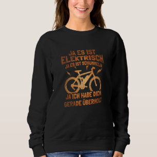 Camiseta Bicicleta Elétrica Bicicleta Que Diz Motif Ciclo E
