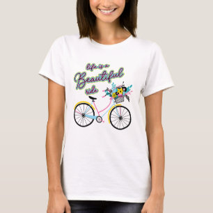 Camiseta Bicicleta Encantadora: A Vida é uma Bela Viagem