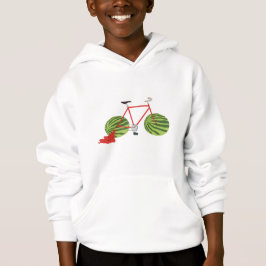 Camiseta Bicicleta Engraçada com Rodas de Melancia