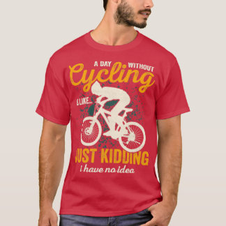 Camiseta Bicicleta engraçada dizendo