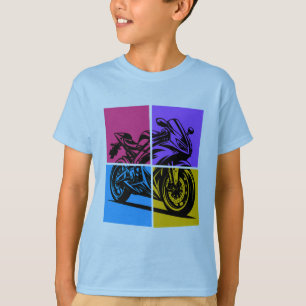 Camiseta Bicicleta Esportiva Pop Art