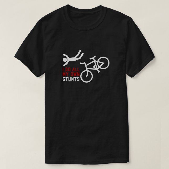Camiseta Bicicleta Eu Faço Todas As Minhas Próprias Pedras  (Frente do Design)