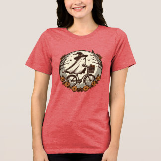Camiseta Bicicleta Fantasma de Halloween