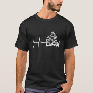 Camiseta Bicicleta Funny Mountain MTB Descida Bicicleta Bic