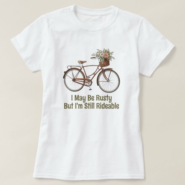 Camiseta Bicicleta Funny Vintage (Frente do Design)