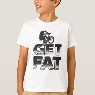 Camiseta Bicicleta Gorda Pega Pão De Bicicleta De Montanha