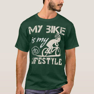 Camiseta Bicicleta Minha bicicleta é o meu estilo de vida