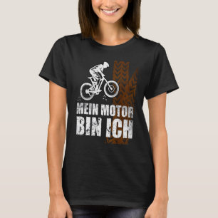 Camiseta Bicicleta Minha Caixa De Motor Ich Não Precisa De 