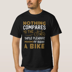 Camiseta Bicicleta - Nada compara andar de bicicleta