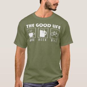 Camiseta Bicicleta Oferece Uma Bicicleta De Café De Boa Vi