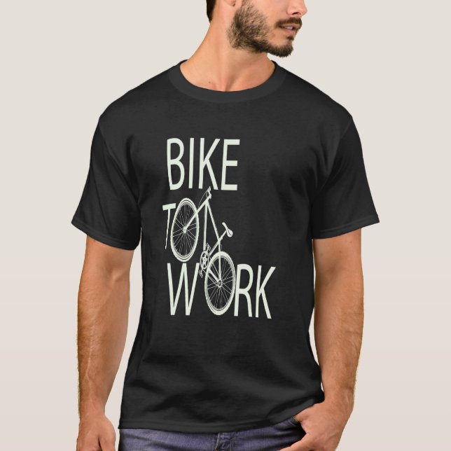 Camiseta bicicleta para trabalhar ciclista (Frente)