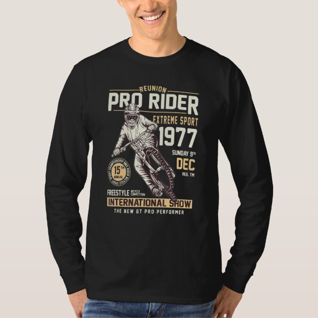 Camiseta Bicicleta Pró Rider Extreme Sport (Frente)