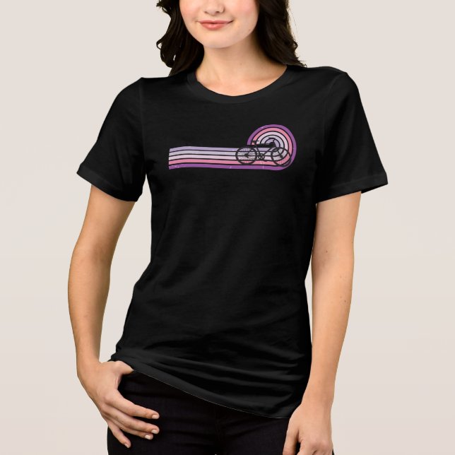 Camiseta Bicicleta Retro Feminina (Frente)