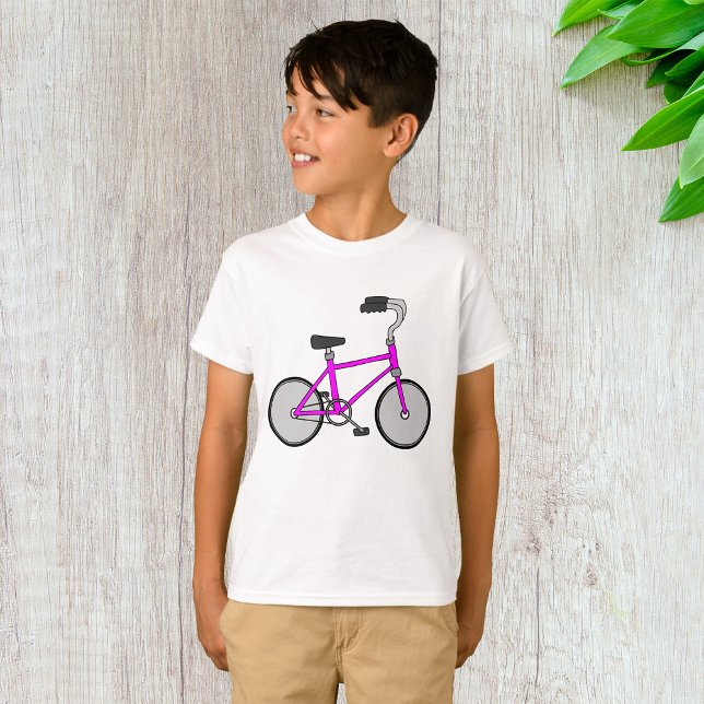 Camiseta Bicicleta Rosa (Criador carregado)
