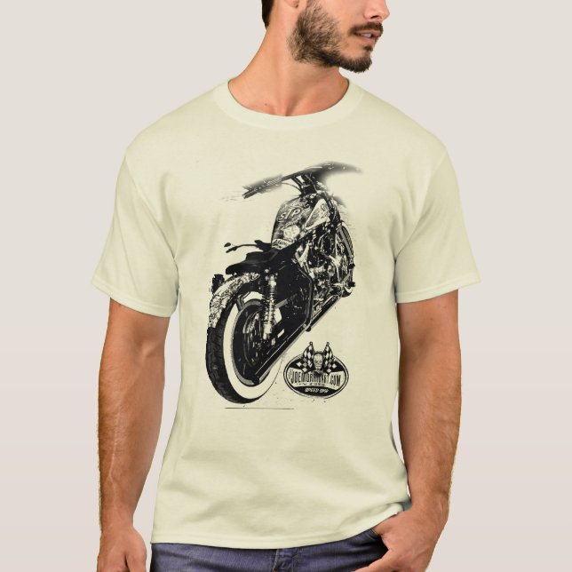 Camiseta Bicicleta-T do costume da JM (Frente)