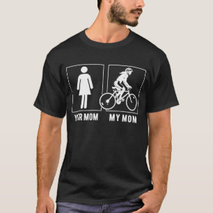 Camiseta Bicicletando Sua Mãe, Minha Mãe Tee: Hillarious Ri