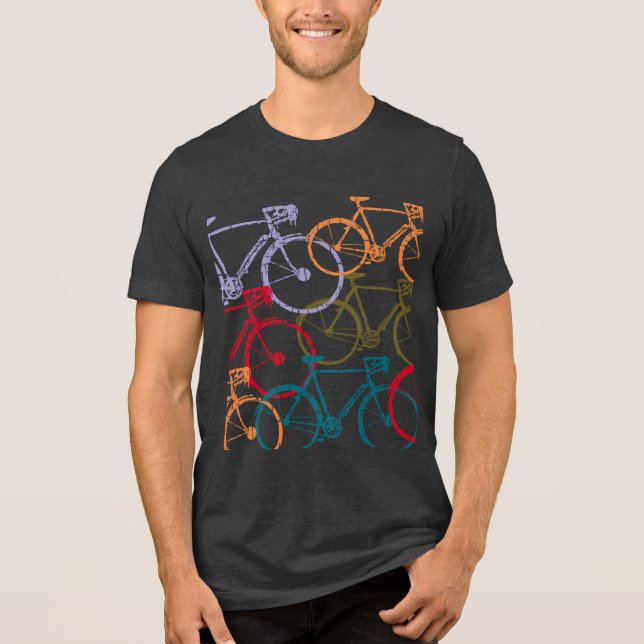 Camiseta Bicicletas de Cor Biking Ciclismo (Frente)