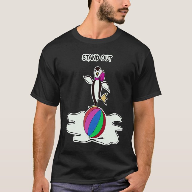 Camiseta Bicicletas de Pinguim Dançando (Frente)