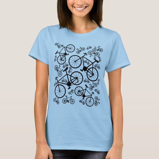 Camiseta Bicicletas Grandes e Pequenas (Frente)