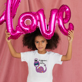 Camiseta Bicicletas Roxas Bonitas Monstro Divertido Engraça