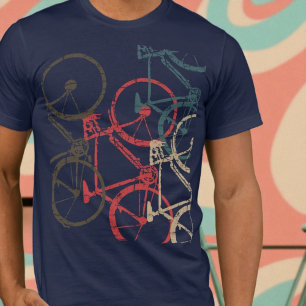 Camiseta Bicicletas Sobrepostas Legais