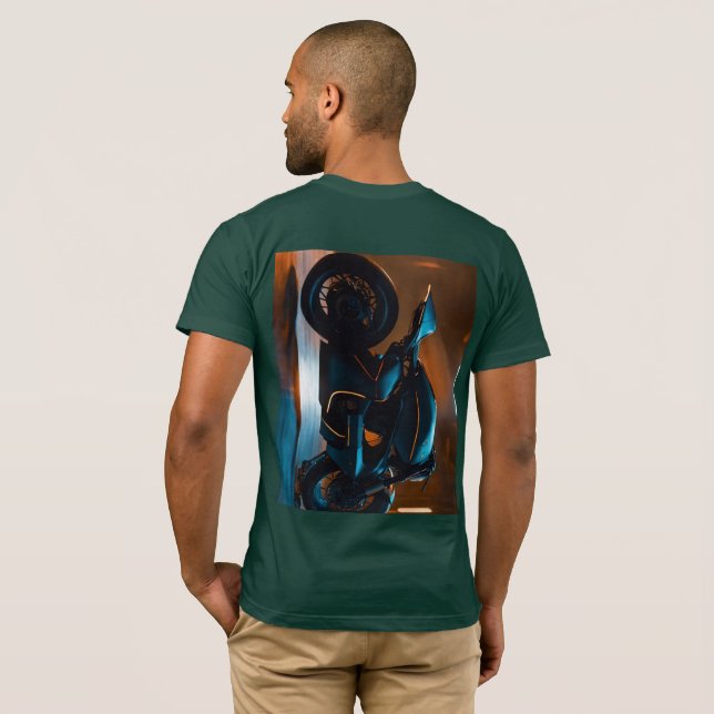Camiseta Bick e car bugati e ninja H2R pavar (Parte Traseira Completa)
