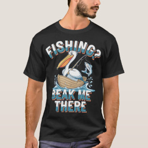 Camiseta Bico de pesca me lá - Os pelicanos olham - Consegu