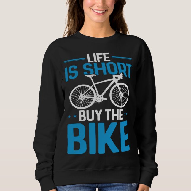 Camiseta Bicycle Rider  Cycling Life Is Short Buy The Bike (Frente)