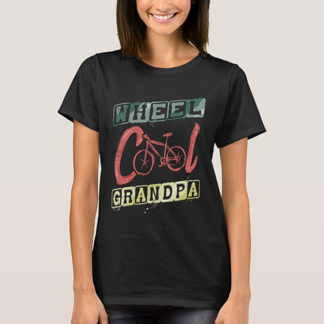 Camiseta Bicycle Tour cycling  for grandfather cyclist gran (Frente)