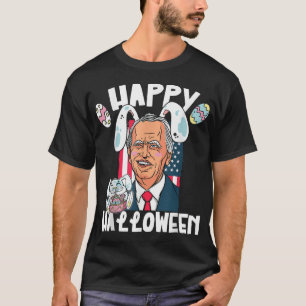 Camiseta Biden com as orelhas de coelho da Páscoa