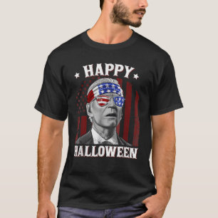 Camiseta Biden engraçado 4 de julho Feliz Halloween america