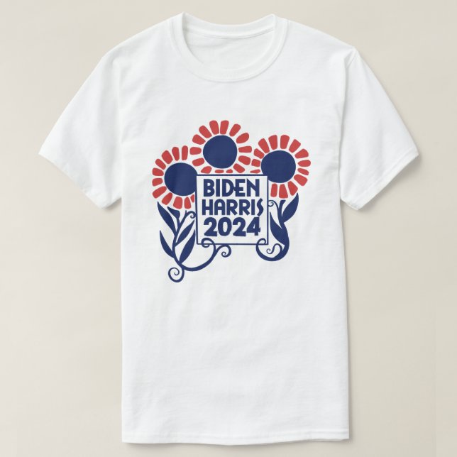 Camiseta Biden Harris 2024 (Frente do Design)