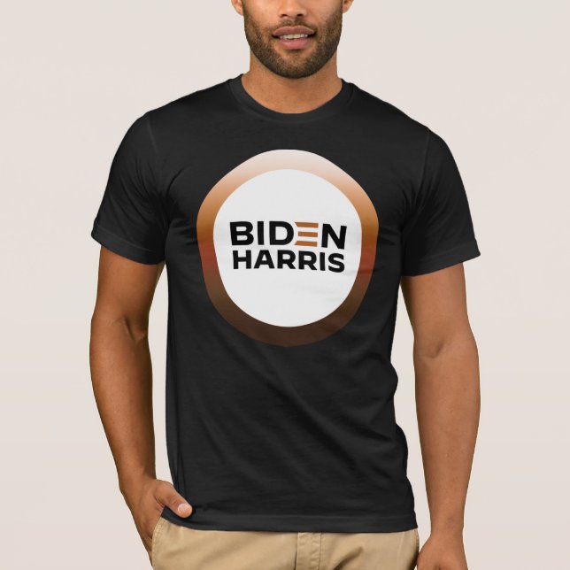 Camiseta Biden Harris POC Orgulho (Frente)