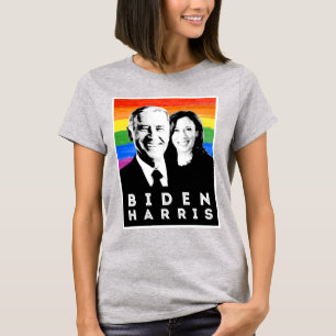 CAMISETA BIDEN HARRIS PRIDE POSTER