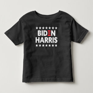Camiseta Biden / Harris Suporte Eleitoral White Stars Black