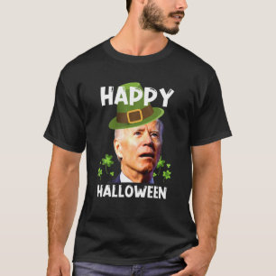 Camiseta Biden Leprechaun Confuse Dia de São Patrício Hap