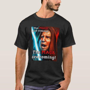 Camiseta Biden Midnight Ride MAGA Está Chegando Figurino Ad