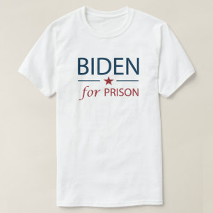 Camiseta Biden Para A Prisão Anti Joe Biden Slogan Ca