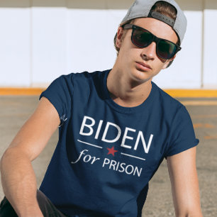 Camiseta Biden Para A Prisão Anti Joe Biden Slogan Ca